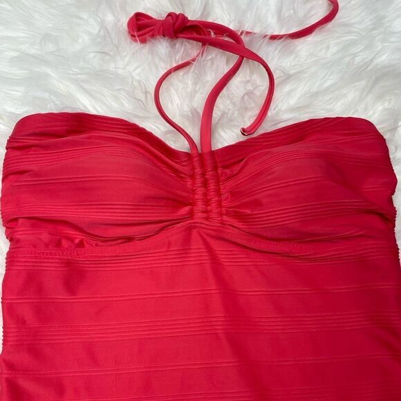 Ocean Club | One Piece halter bathing suit 8.0 (12 UK)  fuchsia / pink - Picture 5 of 6